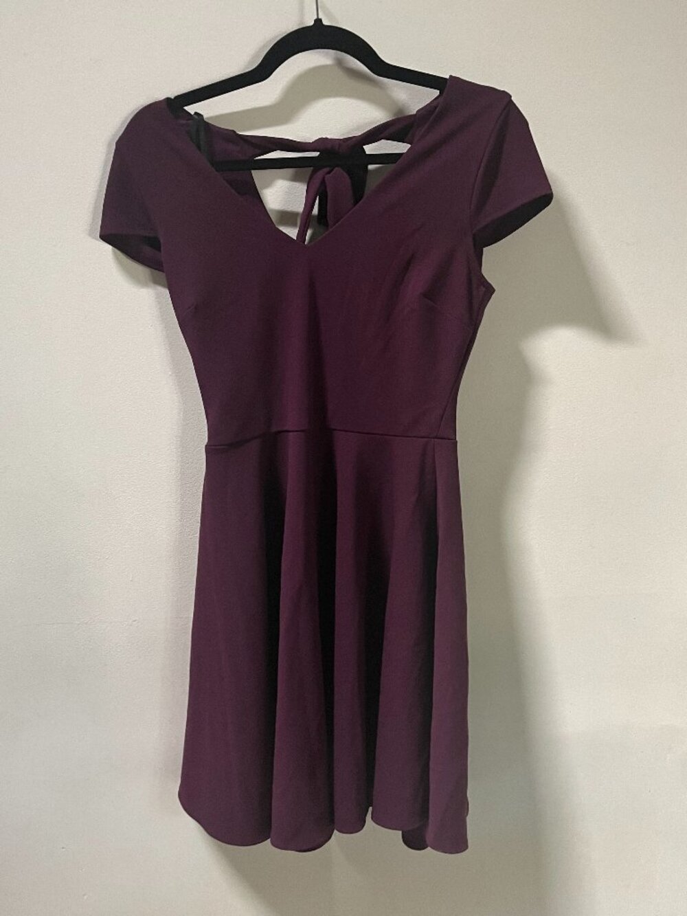 B. Darlin Size 7/8 Mini Purple Dress
